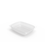 Disposable Side Dish 6 oz., Rectangular, Opaque White (4,000 per case) - A05A
