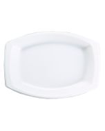 Disposable Entr&eacute;e Dish 15 oz., Rectangular, White (500 per case) - A32