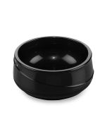 Allure&reg; Bowl 8 oz. Reusable Insulated, Black (48 per case) - ALB270