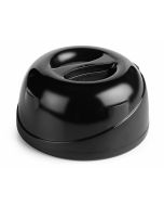 Allure&reg; Soup Dome Insulated, Black (24 per case) - ALSD100
