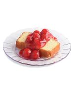 Dimensions&reg; Reusable Plate 6-1/2", Clear, Cold Only (80 per case) - DMT205