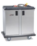 Premium Meal Delivery Cart, 14 Tray Capacity, End Load, Double Door, 4.5" Spacing