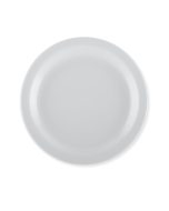 China Plate, 9 inch, Narrow Rim, Bright White (24 per case) - D900