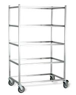 Dome Storage Rack Frame, for J88-Series Wire Shelves, Stainless Steel - Y104S