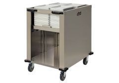 SCRATCH AND DENT! Self Leveling Tray Dispenser, Double Well for Room Service, Heat On Demand On Tray&reg; & Cafeteria Trays - TDD150SD