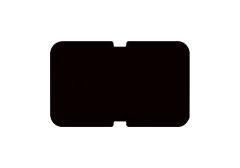 Tray Cover Convect-Rite 3&copy; 1 Piece, Black (1,000 per case) - TCCR85