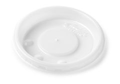 Lid Disposable, Round, Vented with Indicators, White (2,000 per case) - B42