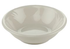 Bowl Ceramic Round 6 oz. Fruit, White Embossed Design (36 per case) - J349