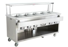 5-Well Straight Hot Food Counters, 74" - J712B Series