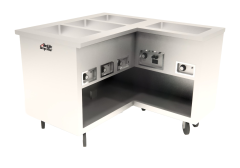 4-Well L-Shape Hot Food Counters, 48" - J712L/R Series