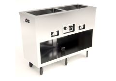 2-Well Slim Straight Hot Food Counter, 48" - J714