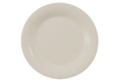 High Heat Reusable 9" Plate, Wide Rim, Stain Fighter, Bone (12 per case) - J999H