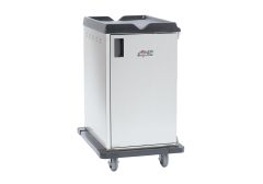 Premium Meal Delivery Cart, 10 Tray Capacity, Side Load, Single Door, Four 6" Balloon Casters, 4.5" Spacing - MD10SLP6B4-45