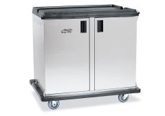 Premium Meal Delivery Cart, 28 Tray Capacity, Side Load, Double Door, 4.5" Spacing