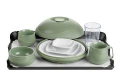 Allure&reg; Sage Tray Setting