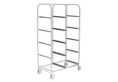 Storage Rack Frame for 20" x 20" Wash Racks, 10 Rack Capacity - SRF10