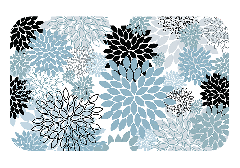 Tray Cover Convect-Rite 3&copy; 1 Piece, Sea Flowers (1,000 per case) - TCCR28