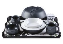 Essence&trade; Tungsten Gray Tray Setting