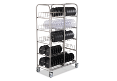Universal Storage Rack for 9" Domes and Bases, 120 Capacity - USR120
