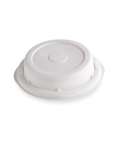 9" High Heat Disposable Dome for Aladdin 9" Disposable Plates, White (200 per case) - ADL46H